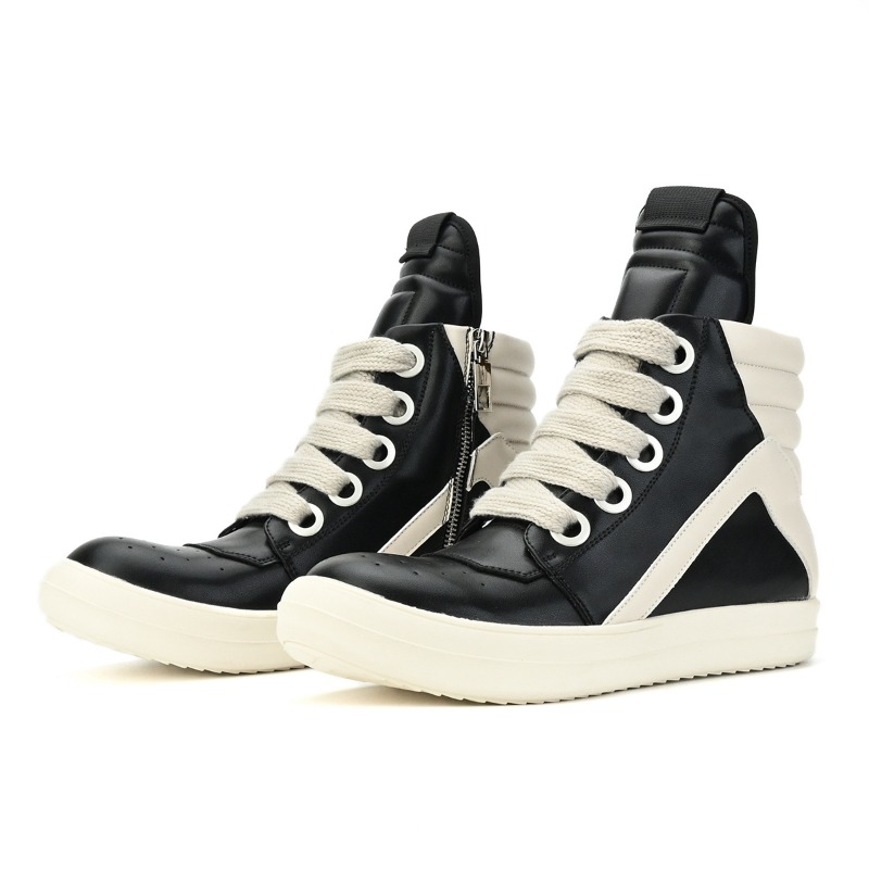 Men Shoes Boots - รองเท้าผ้าใบลำลองคุณภาพสูงสำหรับผู้ชาย แฟชั่นรองเท้าบูทหุ้มข้อผู้ชายพื้นหนา รองเท้าบูทดีไซน์เนอร์แบบสบายๆ รองเท้าแพลตฟอร์ม Zapatillas Hombre