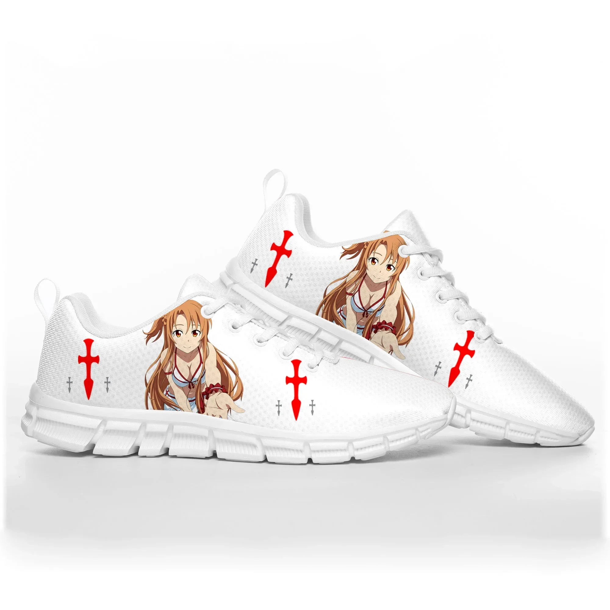 Men Shoes Online - อาสึนะ โนเวล อนิเมะ ซอว์ดอาร์ตออนไลน์รองเท้ากีฬาบุรุษสตรีวัยรุ่นรองเท้าผ้าใบคุณภาพสูงรองเท้าคู่