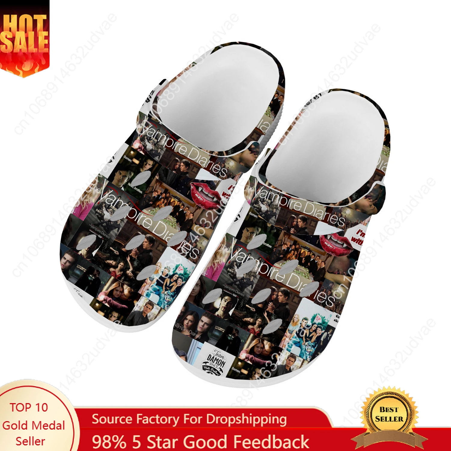 Men'S Shoes In Style - รองเท้าแตะรูระบายอากาศลายแวมไพร์ สำหรับผู้ชาย ผู้หญิง วัยรุ่น สวมใส่สบาย แฟชั่น