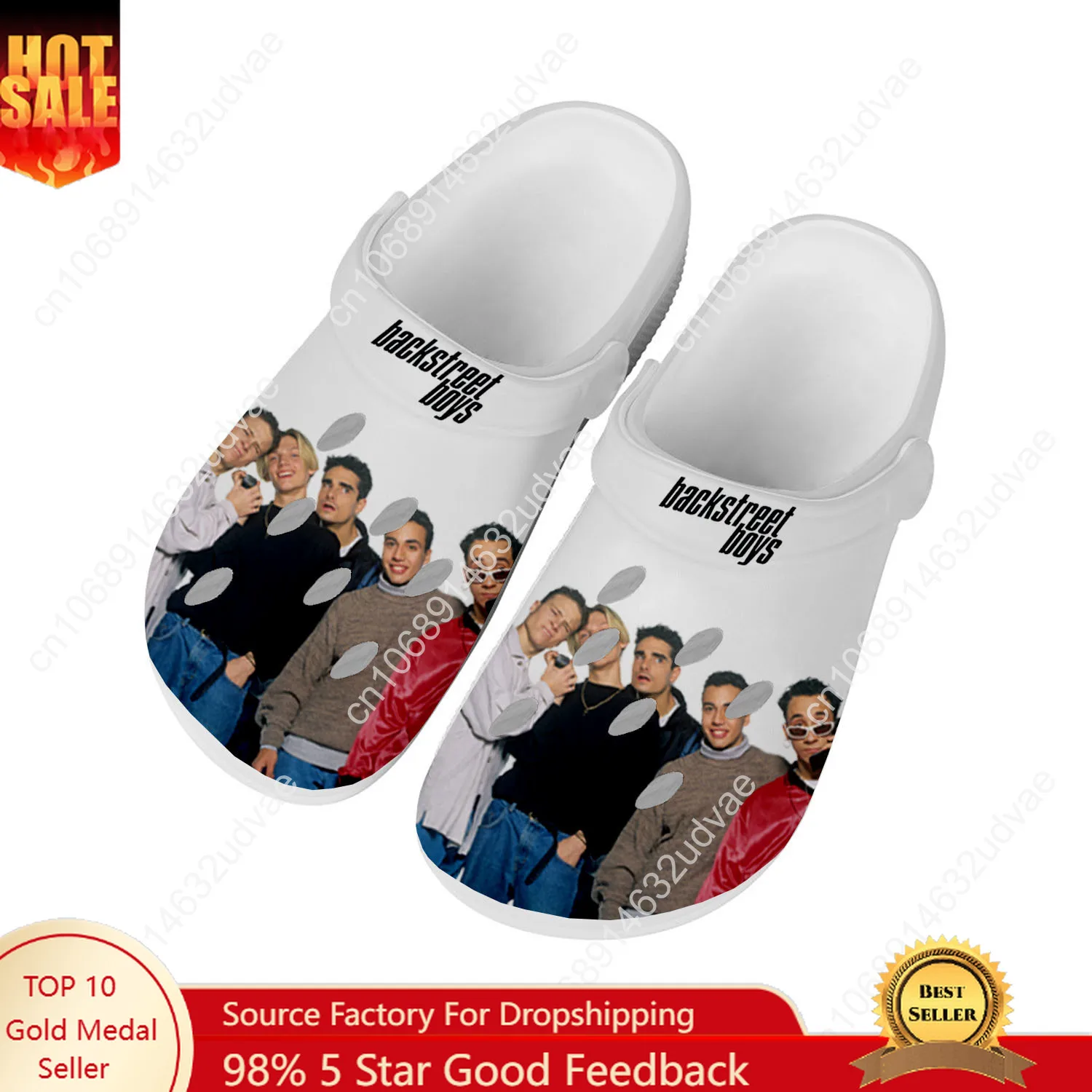 Men'S Shoes In Style - รองเท้าแตะแบบสวม Backstreet Boys สำหรับผู้ชาย ผู้หญิง วัยรุ่น