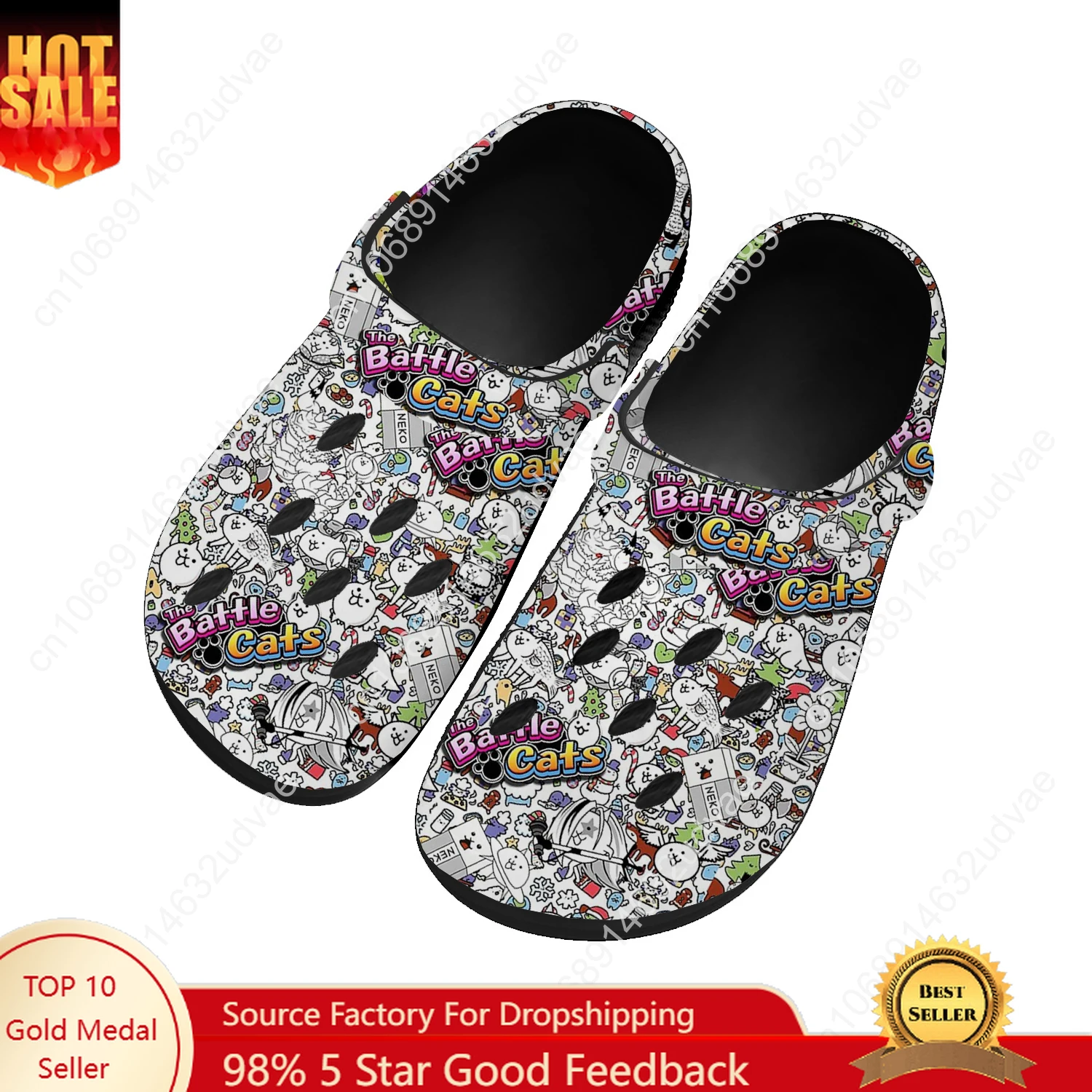 Men'S Shoes In Style - รองเท้าแตะ Battle Cats สำหรับผู้ชาย ผู้หญิง วัยรุ่น