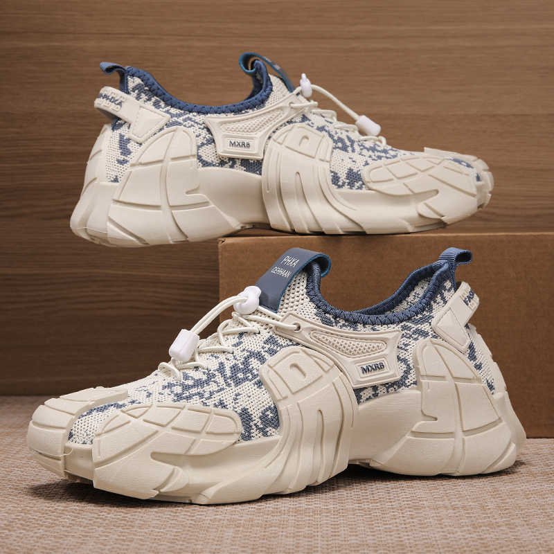 Men Shoes Boots - รองเท้าบูทหนังธรรมดาเพิ่มความสูง รองเท้าทอหรูหรา บาสเก็ตบอล รองเท้าผ้าใบฤดูใบไม้ผลิฤดูร้อนของผู้ชาย กีฬา ราคาแพง