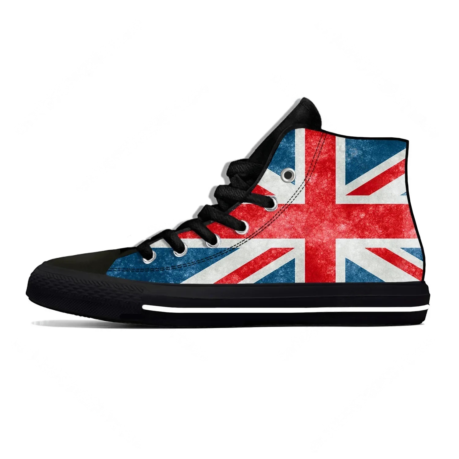 Men Shoes Uk - รองเท้าลำลองลายธงชาติอังกฤษ ยูเนี่ยนแจ็ค สไตล์คลาสสิก สำหรับผู้ชายและผู้หญิง เหมาะสำหรับฤดูร้อน