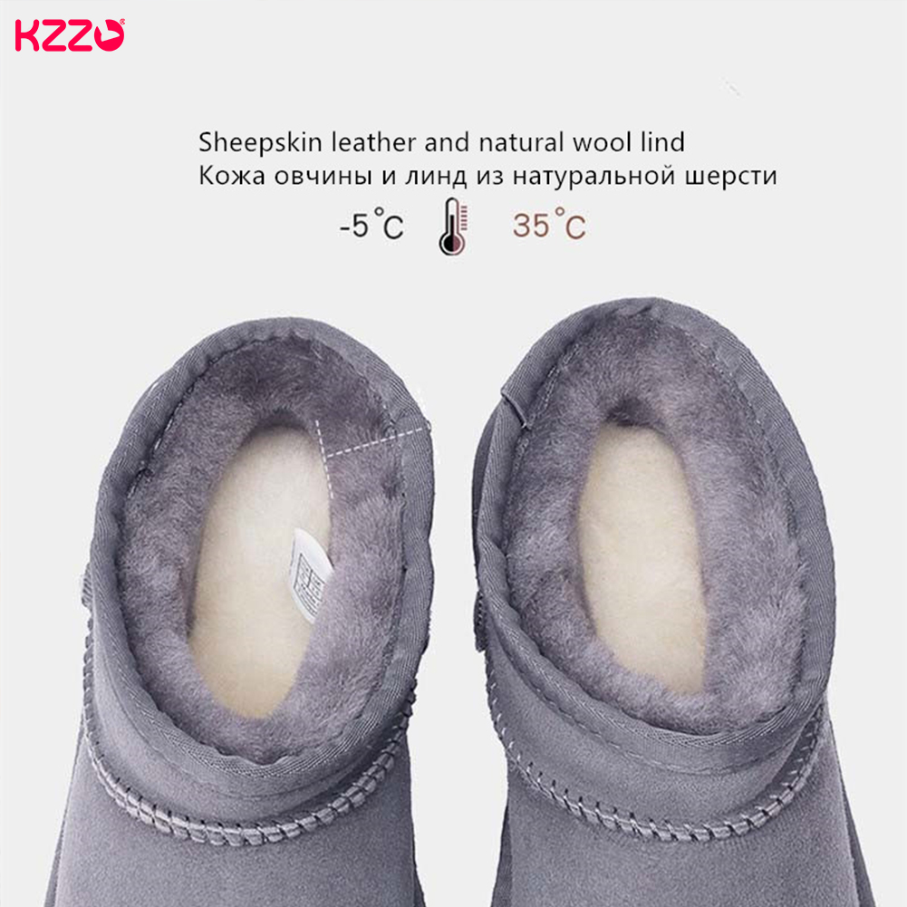 รัสเซียยอดนิยม MINI Snow BOOTS - Men Shoes Online บทวิจารณ์และราคา