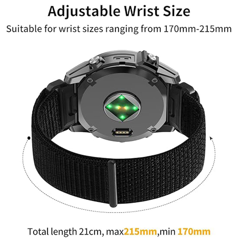26 มม. 22 มม. ควิกฟิตสายนาฬิกา - Velcro Strap Sandal บทวิจารณ์และราคา