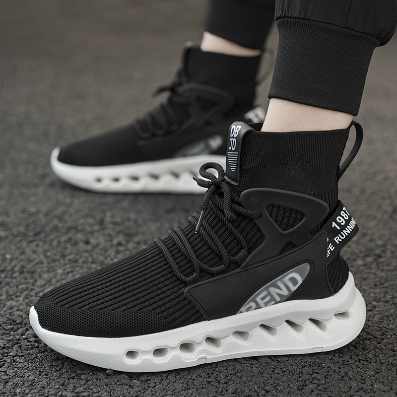 รองเท้าผ้าใบหุ้มข้อผู้ชายแฟชั่ - Men Shoes Office บทวิจารณ์และราคา