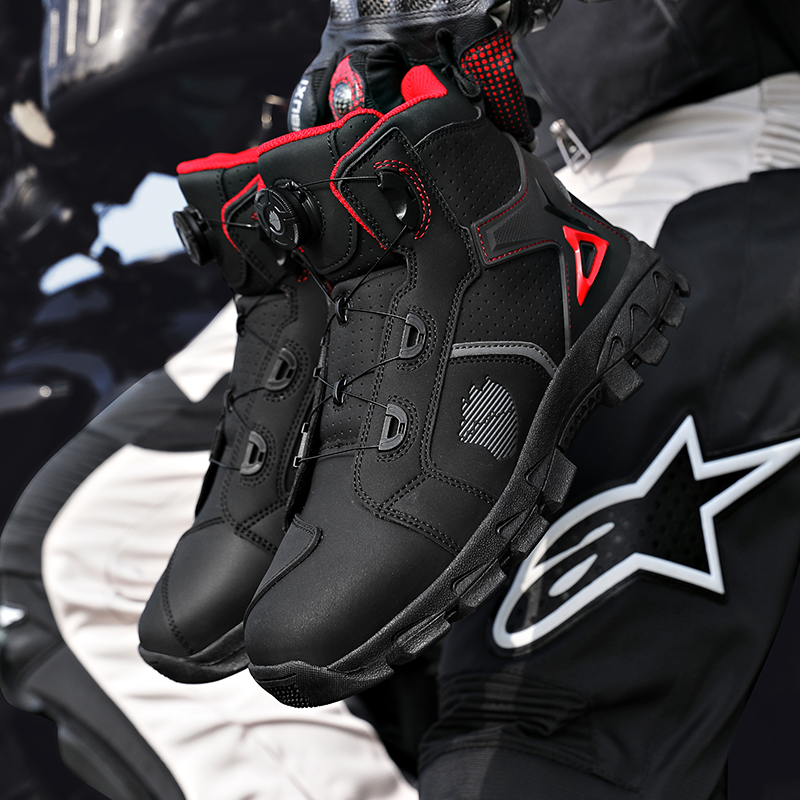 รองเท้าบู๊ทมอเตอร์ไซค์สำหรับผู - Men Shoes Type บทวิจารณ์และราคา