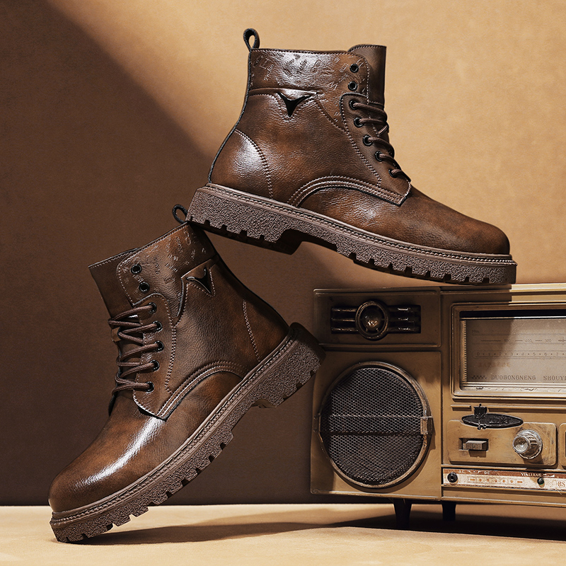 รองเท้าบูทเพิ่มความสูง 6 ซม. ส - Men Shoes Boots บทวิจารณ์และราคา