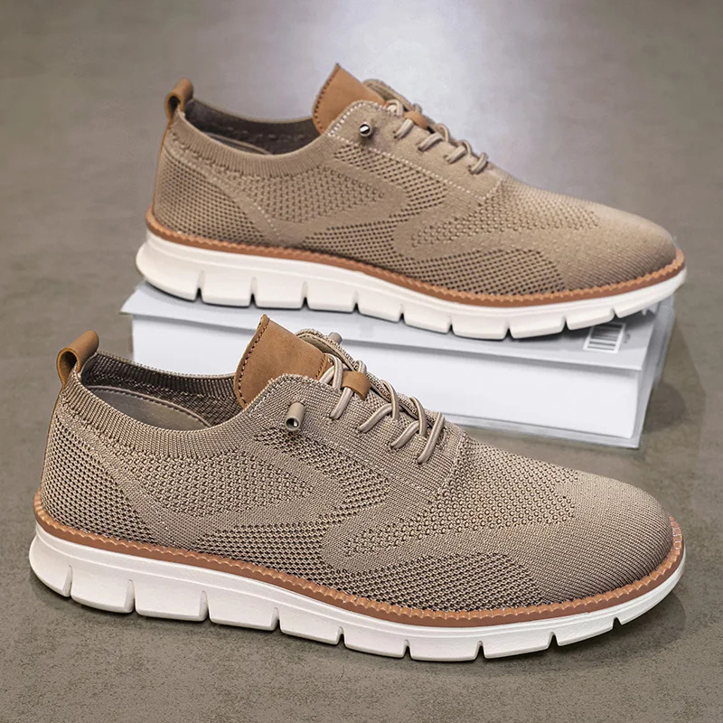 ผู้ชายรองเท้าสบายๆคลาสสิกBreat - Men'S Shoes Brogues บทวิจารณ์และราคา