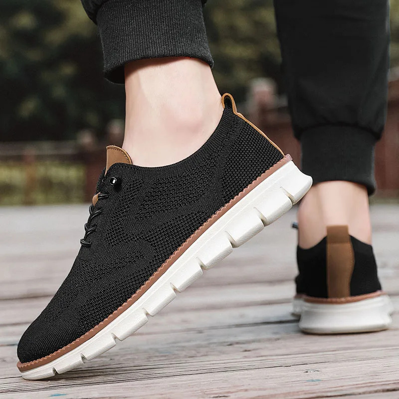 ผู้ชายรองเท้าสบายๆคลาสสิกBreat - Men'S Shoes Brogues บทวิจารณ์และราคา