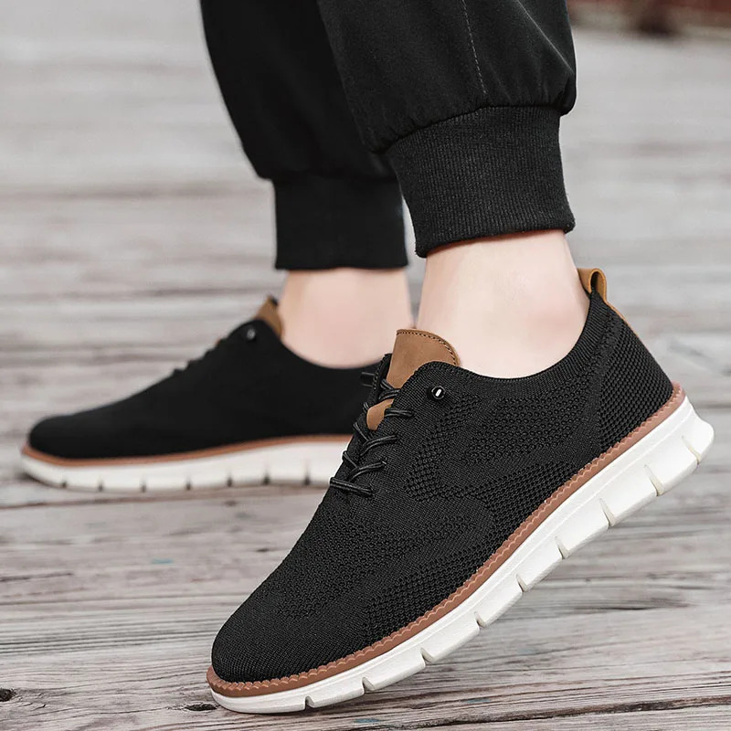 ผู้ชายรองเท้าสบายๆคลาสสิกBreat - Men'S Shoes Brogues บทวิจารณ์และราคา