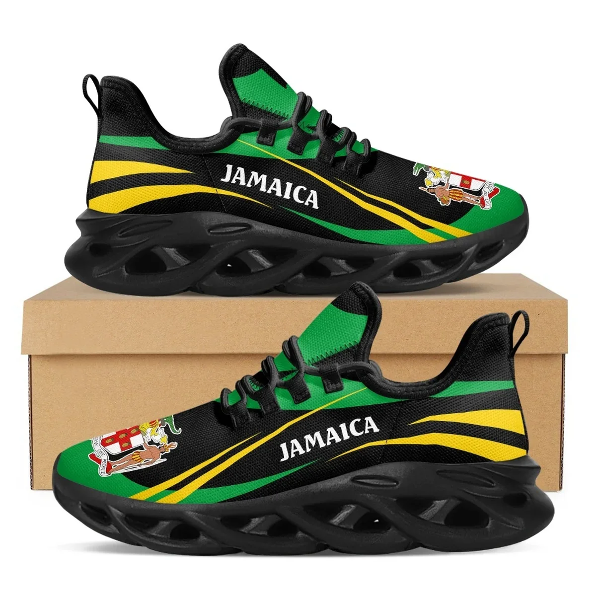 รองเท้าผ้าใบลายธงชาติจาเมกาสำห - Men Shoes Trainers บทวิจารณ์และราคา