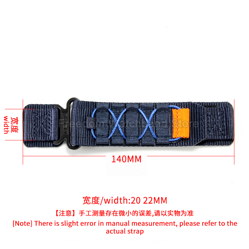 20 22 มม. สายนาฬิกาไนลอนคุณภาพ - Velcro Strap Sandal บทวิจารณ์และราคา