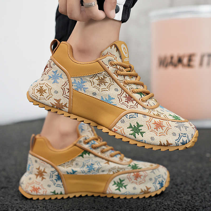 รองเท้าผ้าใบผู้ชายไซส์ใหญ่กันล - Men Shoes Trainers บทวิจารณ์และราคา