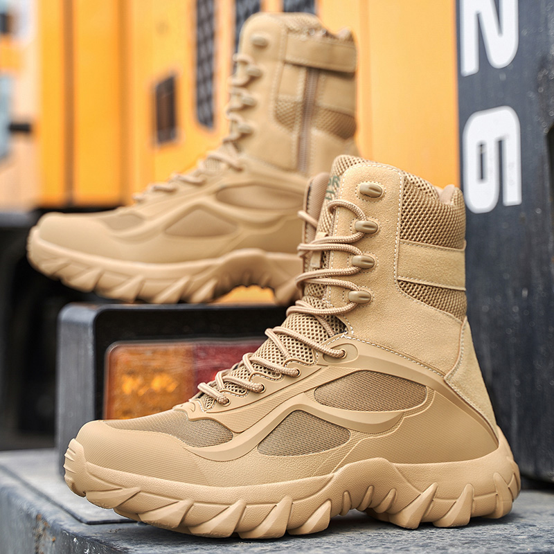 รองเท้าผู้ชายรองเท้าบู๊ตยุทธวิ - Men Shoes Type บทวิจารณ์และราคา