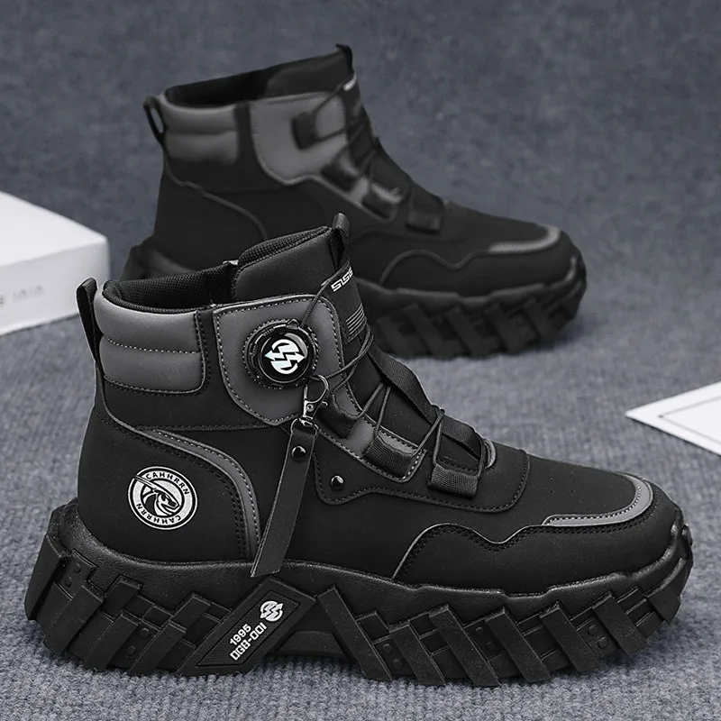 รองเท้าผ้าใบหุ้มข้อสูงสำหรับผู - Men Shoes Office บทวิจารณ์และราคา