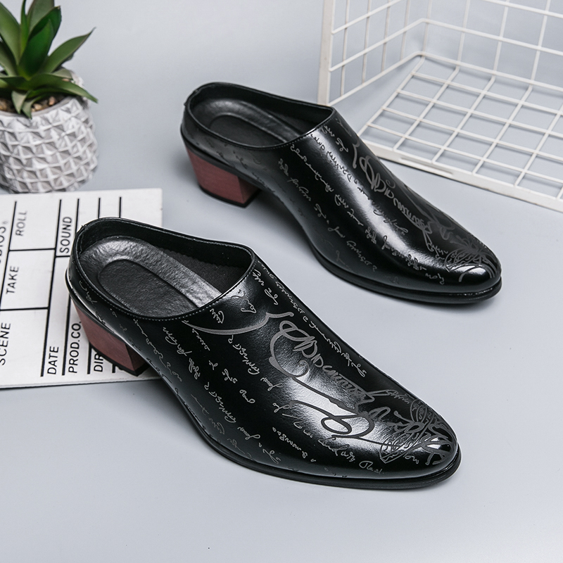 รองเท้าแตะหนังสีน้ำตาลสำหรับผู - Men Shoes Office บทวิจารณ์และราคา