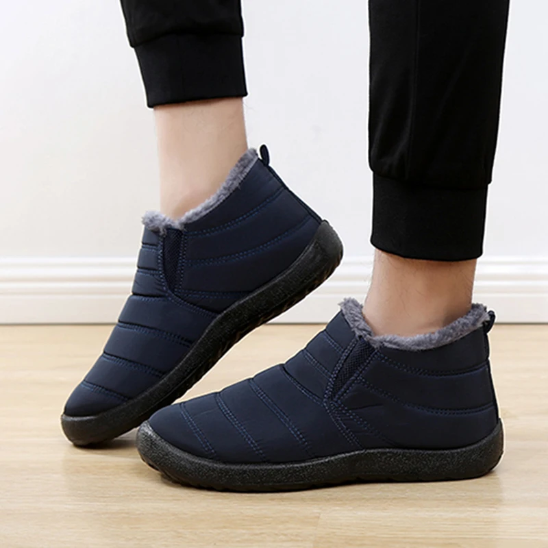 รองเท้าบูทหิมะแฟชั่นสำหรับผู้ช - Men Shoes Office บทวิจารณ์และราคา