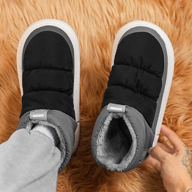 รองเท้าบูทกันหนาวบุขนแกะสำหรับ - Men Shoes Online บทวิจารณ์และราคา