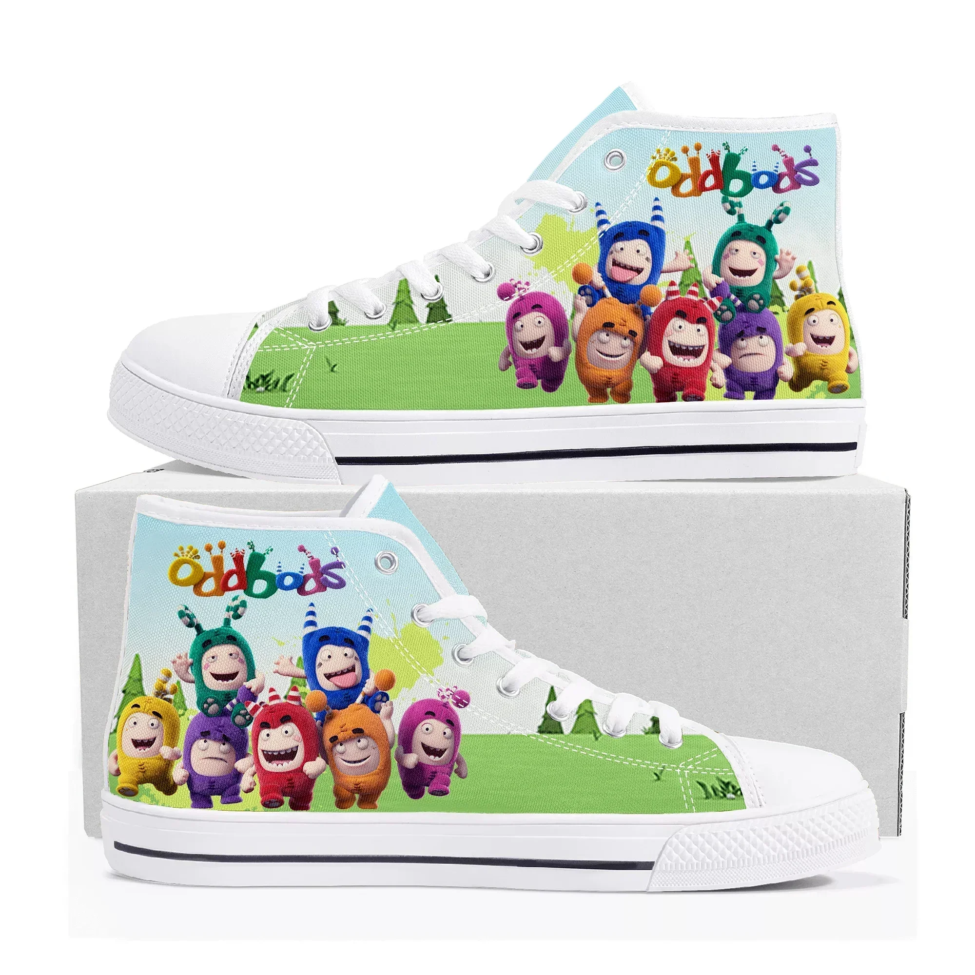 รองเท้าผ้าใบหุ้มข้อสูง Oddbods - Men Shoes Singapore บทวิจารณ์และราคา