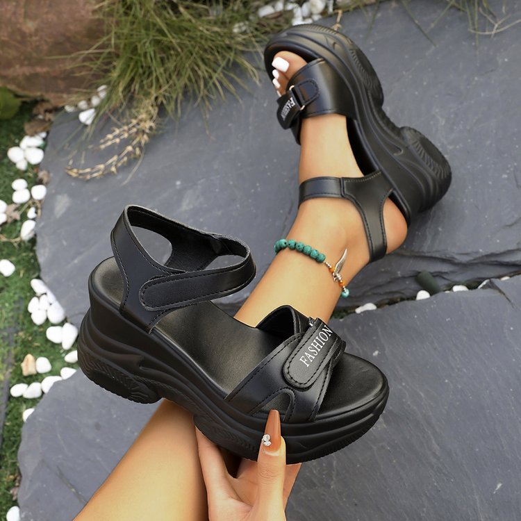 รองเท้าแตะลำลองสไตล์สปอร์ตสำหร - Velcro Strap Sandal บทวิจารณ์และราคา