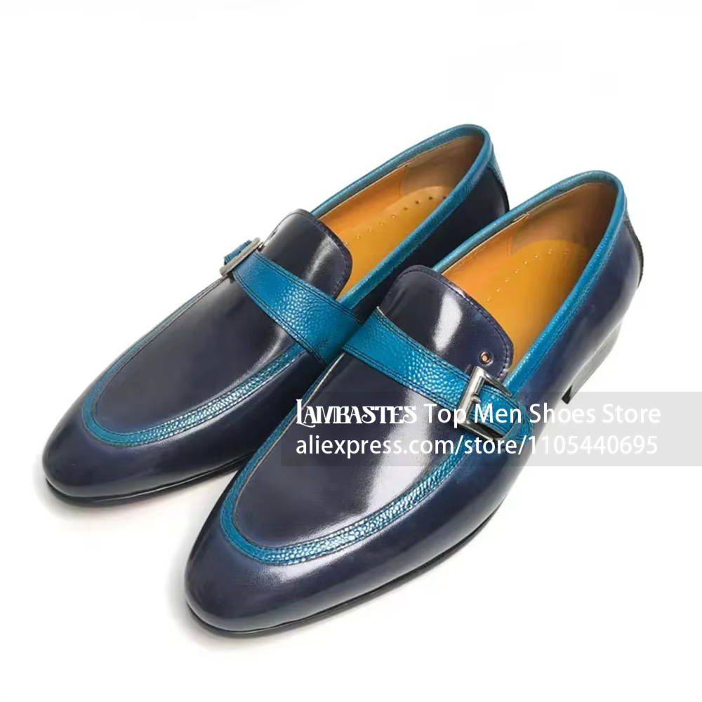 รองเท้าโลฟเฟอร์สีน้ำเงินกรมท่า - Men'S Shoes Navy Blue บทวิจารณ์และราคา