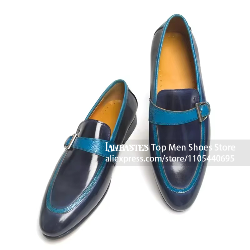 รองเท้าโลฟเฟอร์สีน้ำเงินกรมท่า - Men'S Shoes Navy Blue บทวิจารณ์และราคา
