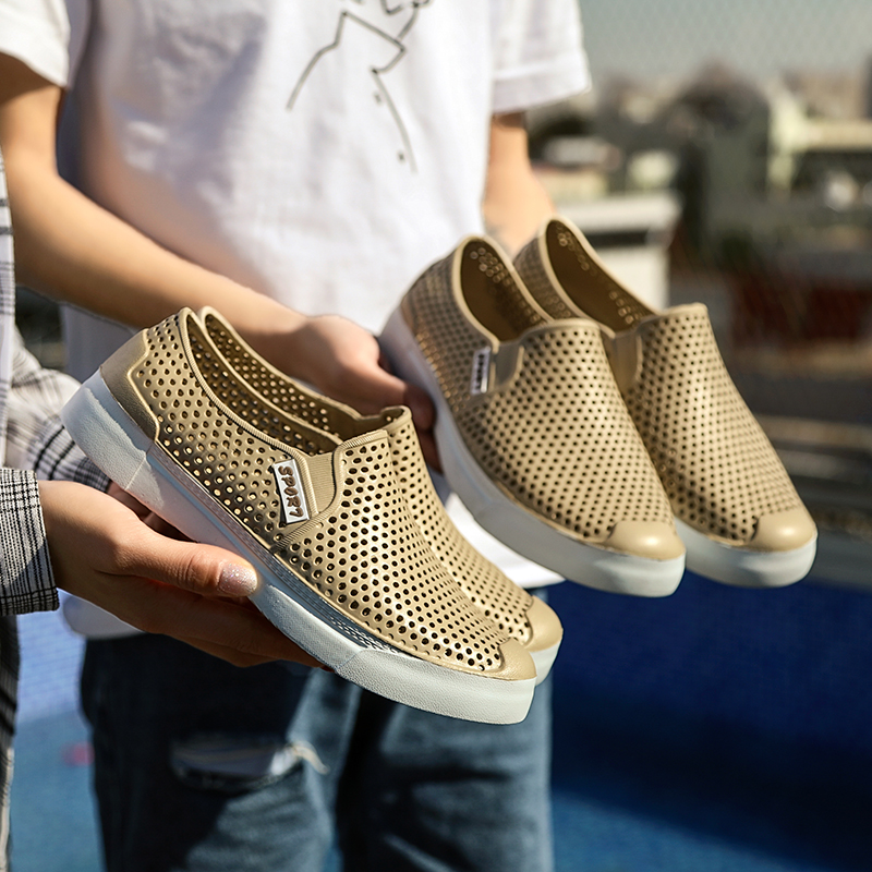 รองเท้าผ้าถักทำมือสไตล์วินเทจเ - Men Shoes Office บทวิจารณ์และราคา