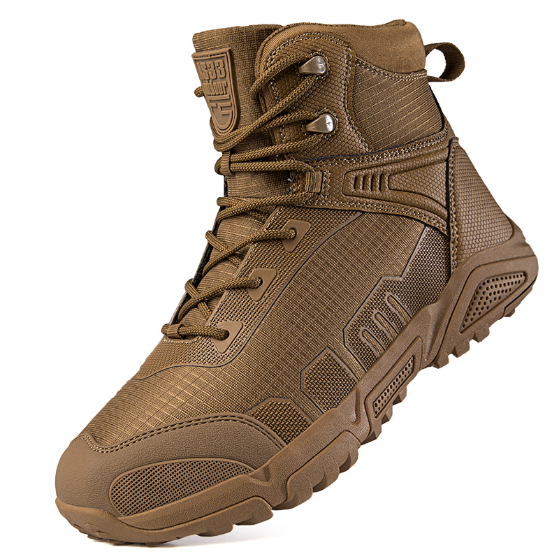 รองเท้าบูทผู้ชายแบบยุทธวิธี รอ - Men Shoes Office บทวิจารณ์และราคา