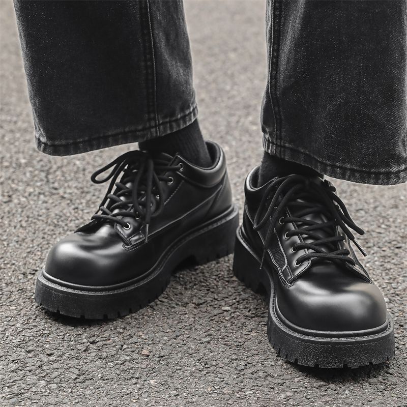 รองเท้าหนังทรงเดอร์บี้สีดำแบบห - Men Shoes Office บทวิจารณ์และราคา