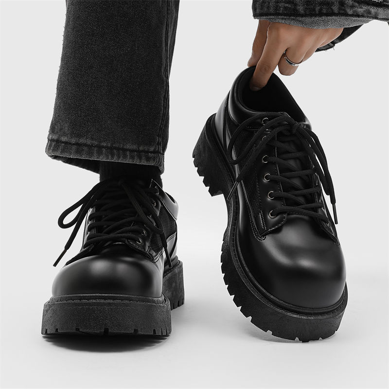 รองเท้าหนังทรงเดอร์บี้สีดำแบบห - Men Shoes Office บทวิจารณ์และราคา
