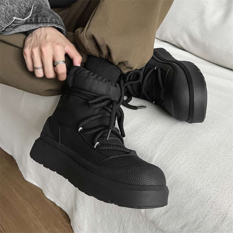 รองเท้าบูทหิมะผู้ชายแบบใหม่ ดี - Men Shoes Office บทวิจารณ์และราคา