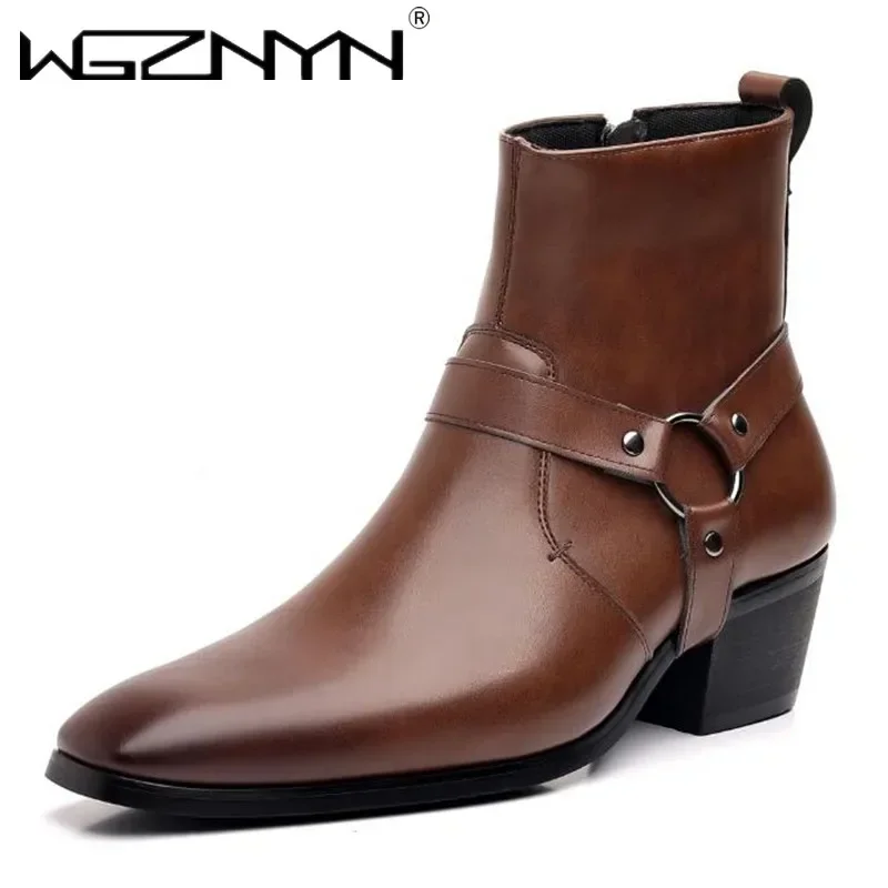 รองเท้าบูทเชลซีผู้ชายแฟชั่นดีไ - Men Shoes For Wedding บทวิจารณ์และราคา
