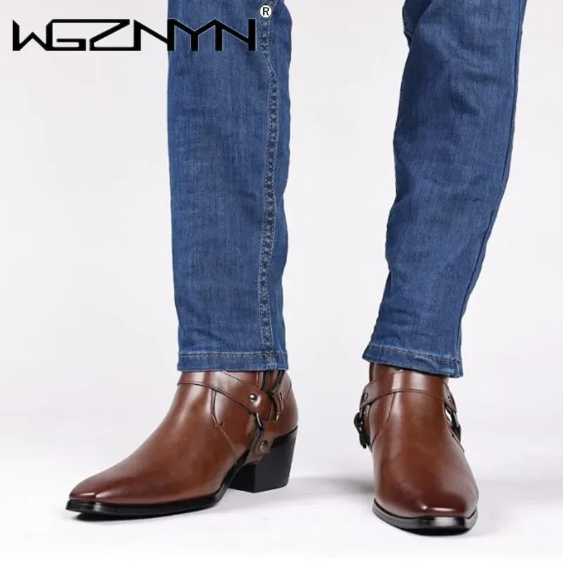 รองเท้าบูทเชลซีผู้ชายแฟชั่นดีไ - Men Shoes For Wedding บทวิจารณ์และราคา