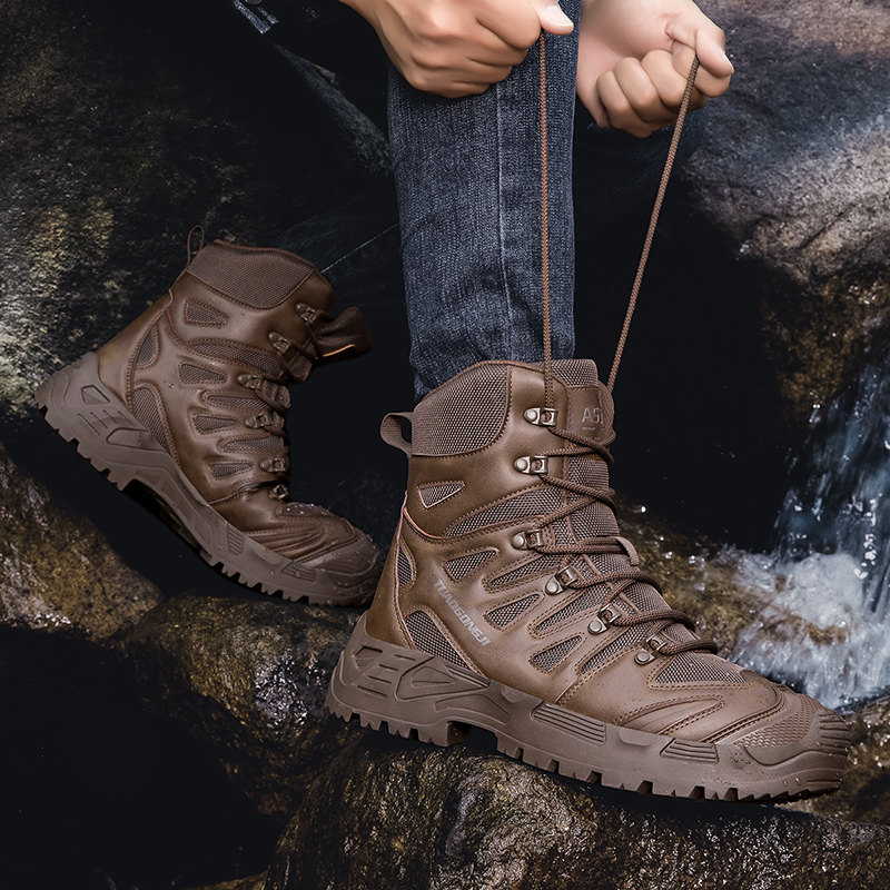ผู้ชายเดินป่ากลางแจ้งรองเท้าบู - Men Shoes Office บทวิจารณ์และราคา