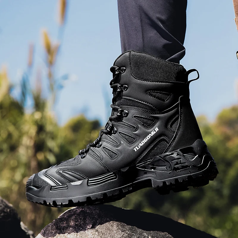 ผู้ชายเดินป่ากลางแจ้งรองเท้าบู - Men Shoes Office บทวิจารณ์และราคา