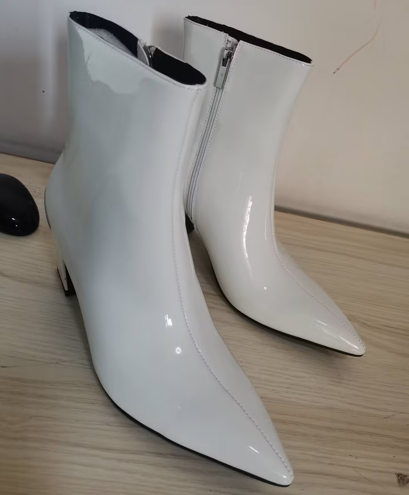 รองเท้าบูทสีขาวแฟชั่นใหม่สำหรั - Men Shoes H&M บทวิจารณ์และราคา