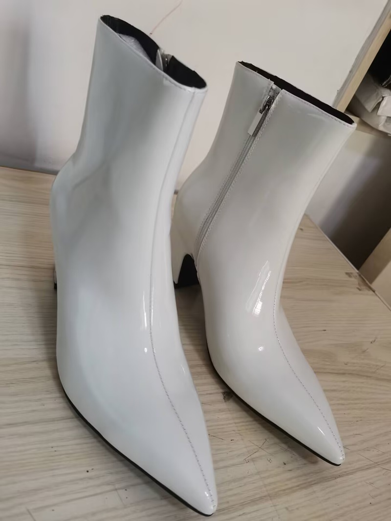 รองเท้าบูทสีขาวแฟชั่นใหม่สำหรั - Men Shoes H&M บทวิจารณ์และราคา