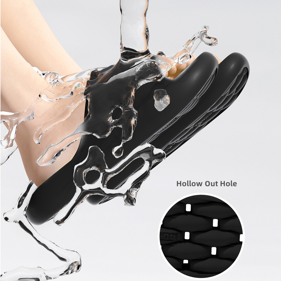รองเท้าแตะห้องน้ำไซส์ใหญ่ 48 4 - Men Shoes H&M บทวิจารณ์และราคา