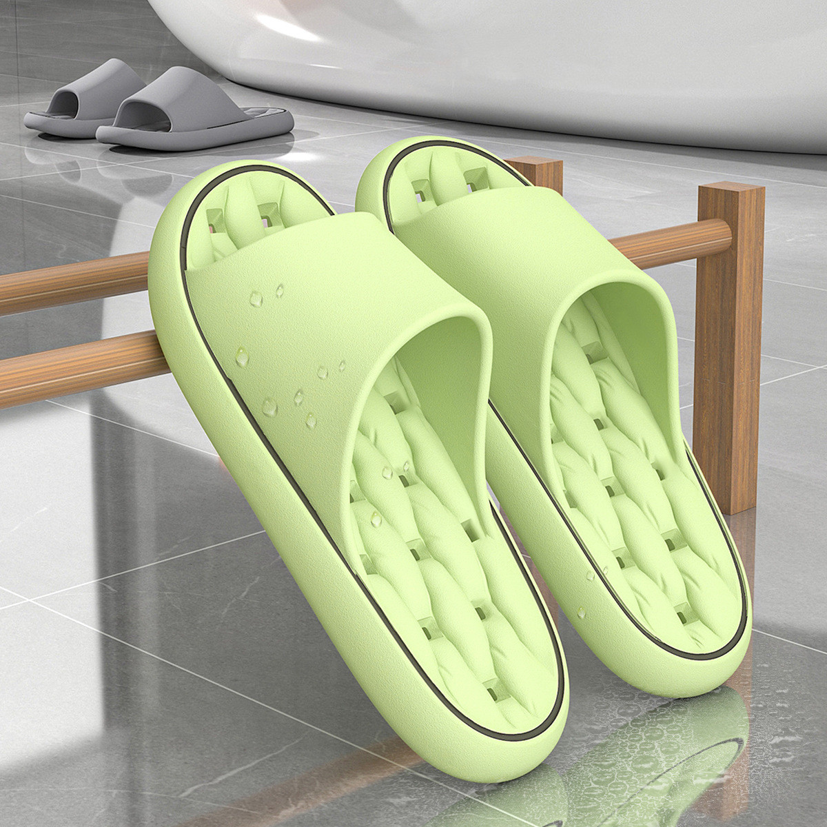 รองเท้าแตะห้องน้ำไซส์ใหญ่ 48 4 - Men Shoes H&M บทวิจารณ์และราคา