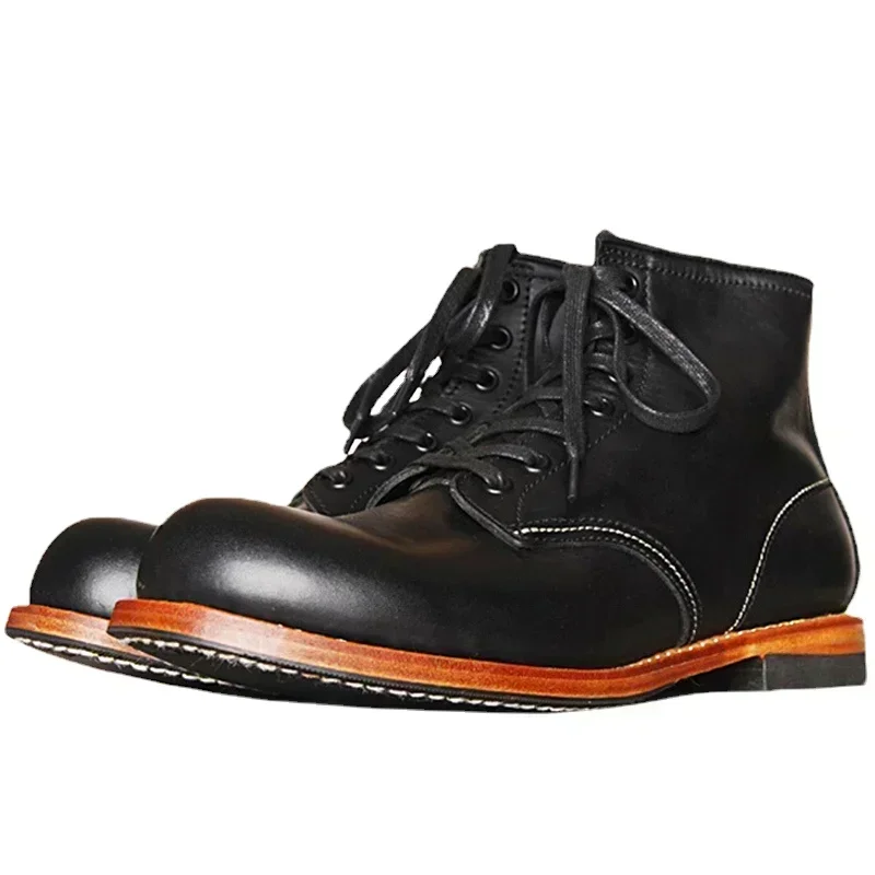 Vintage Men Goodyear-Welted ขอ - Men Shoes For Wedding บทวิจารณ์และราคา