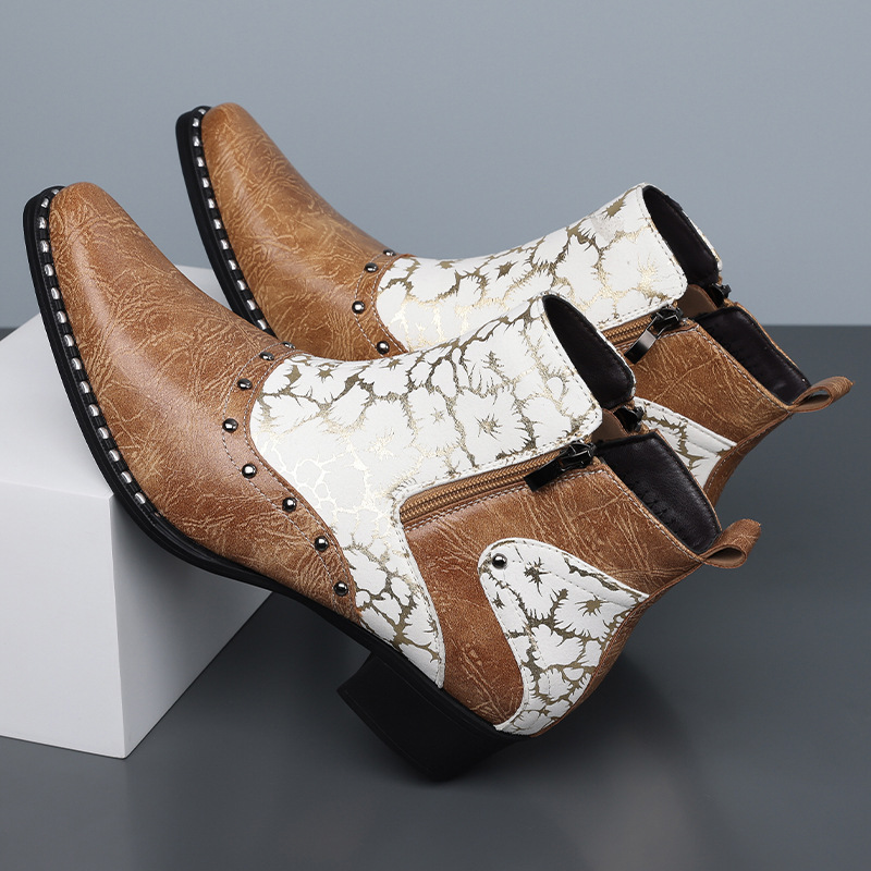 รองเท้าหนังทรงบร็อกส์หุ้มข้อสู - Men'S Shoes Brogues บทวิจารณ์และราคา