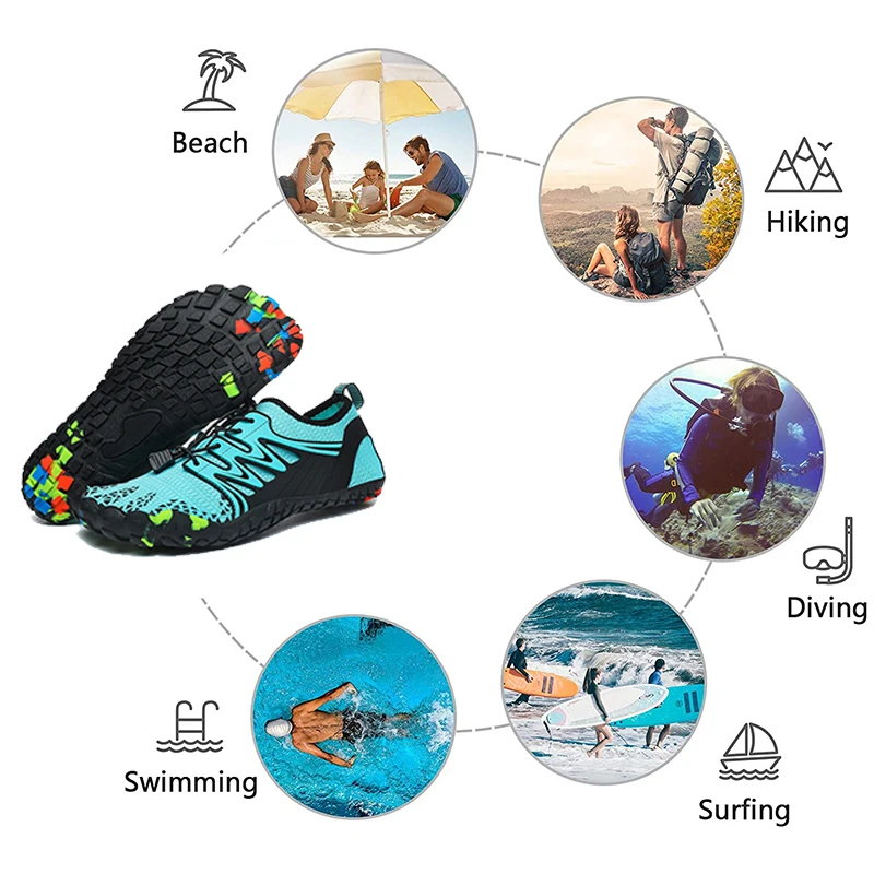 รองเท้าลุยน้ำสำหรับทุกเพศรองเท - Men'S Shoes Vibram บทวิจารณ์และราคา