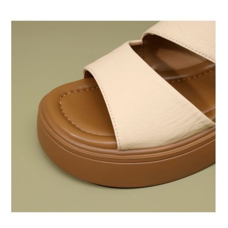 รองเท้าแตะสีดำแบบสวมสบายสำหรับ - Velcro Strap Sandal บทวิจารณ์และราคา