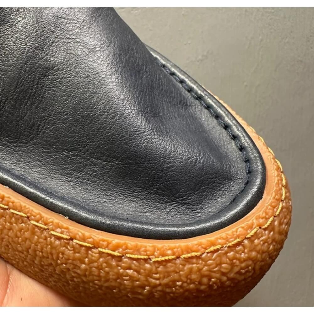 รองเท้าโลฟเฟอร์หนังสีน้ำเงินกร - Men'S Shoes Navy Blue บทวิจารณ์และราคา