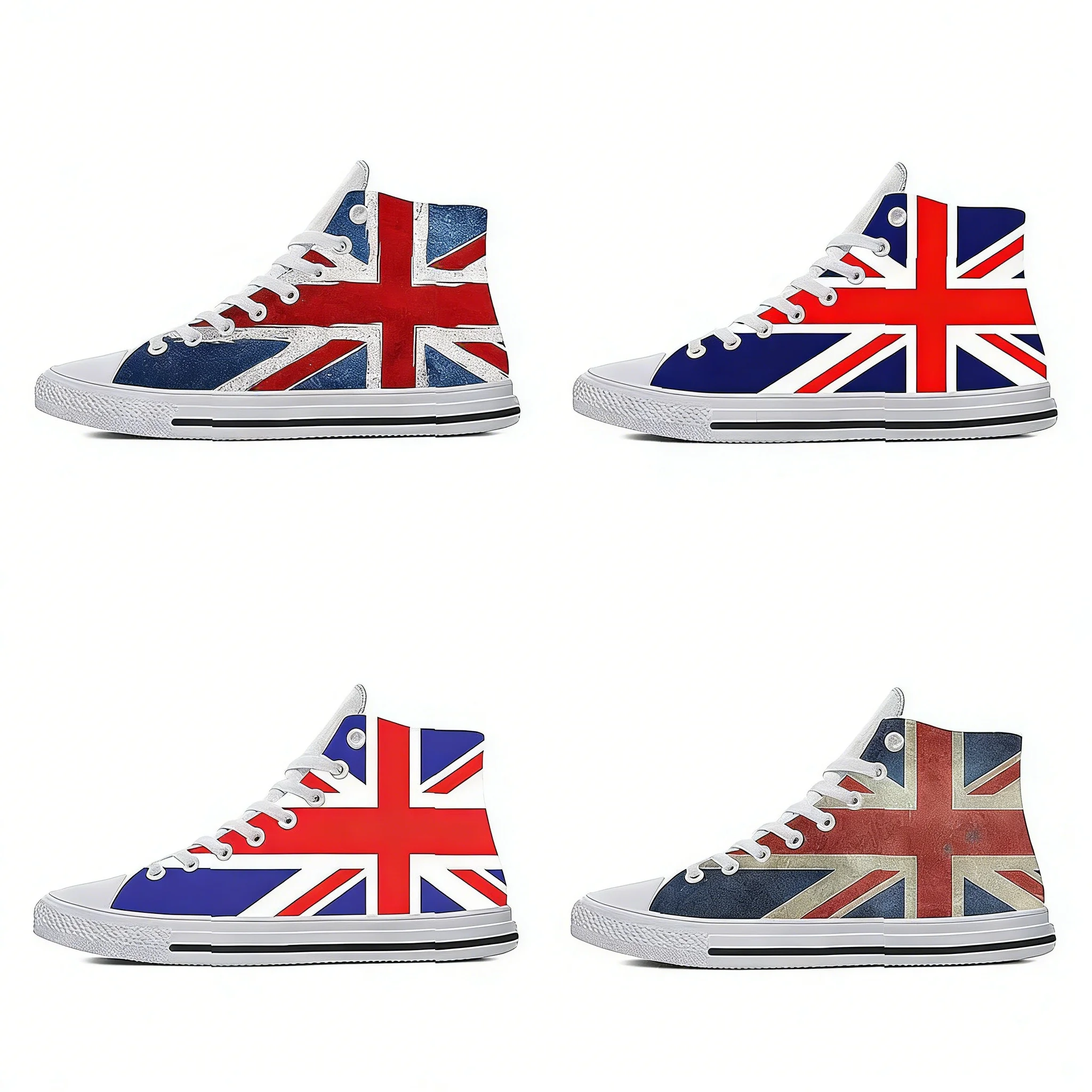 รองเท้าผ้าใบหุ้มข้อสูงพิมพ์ลาย - Men Shoes Uk บทวิจารณ์และราคา