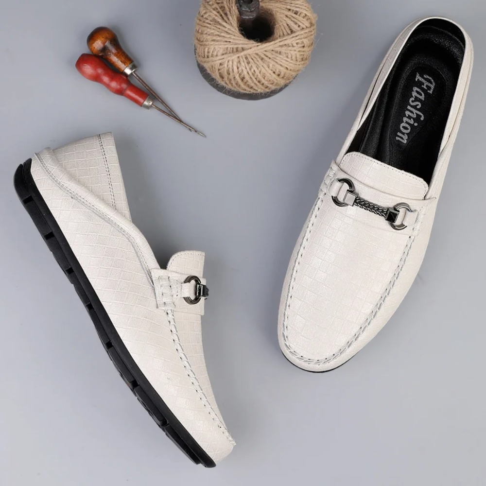 รองเท้าโลฟเฟอร์หนังแท้ผู้ชาย แ - Men Shoes For Wedding บทวิจารณ์และราคา