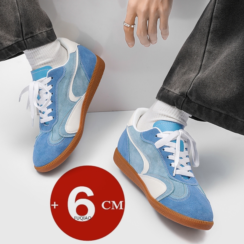 รองเท้าผ้าใบเสริมส้น 6 ซม. สำห - Men Shoes Trainers บทวิจารณ์และราคา